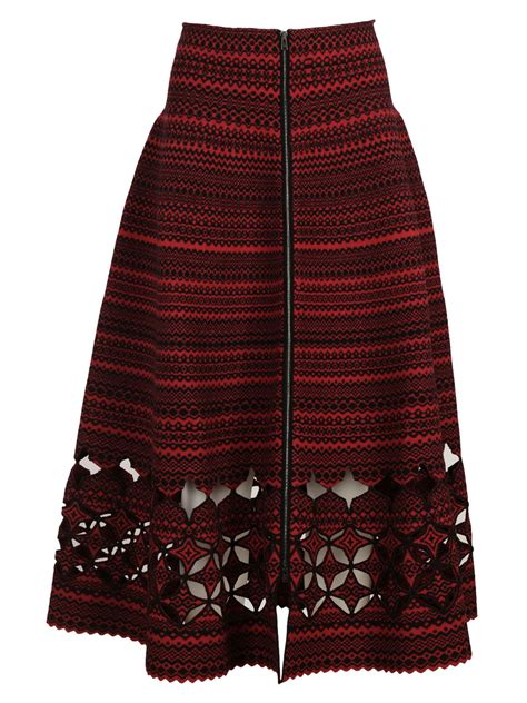 fendi red skirt|fendi skirts girls.